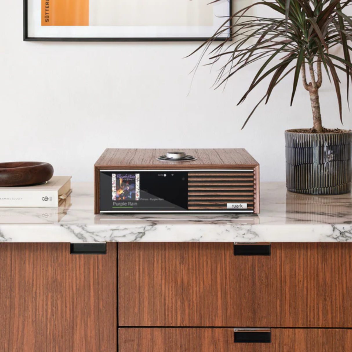Ruark R610 Music Console System (Fused Walnut Veneer)
