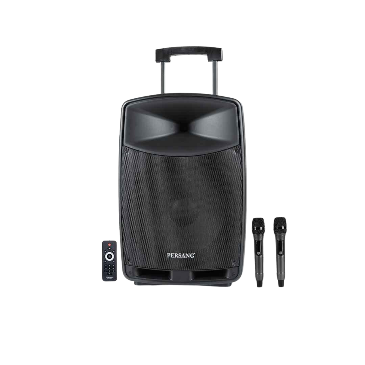 Persang Octane 9 Premium 15 Inch Bluetooth Party Speaker with 2X UHF Wireless Mic  & Built-In Battery