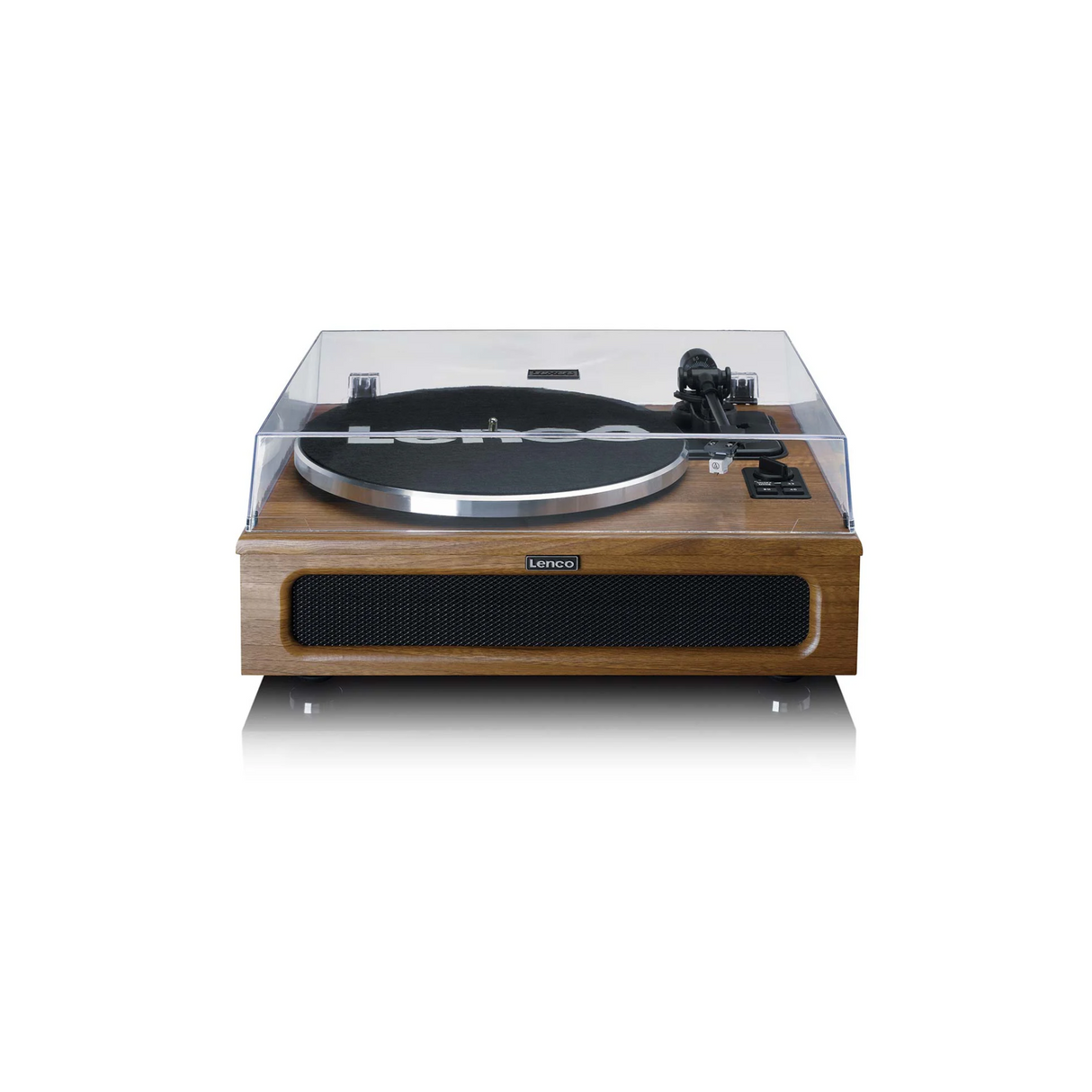 Lenco LS-410WA - Record Player with 4 built-in speakers (Wood)