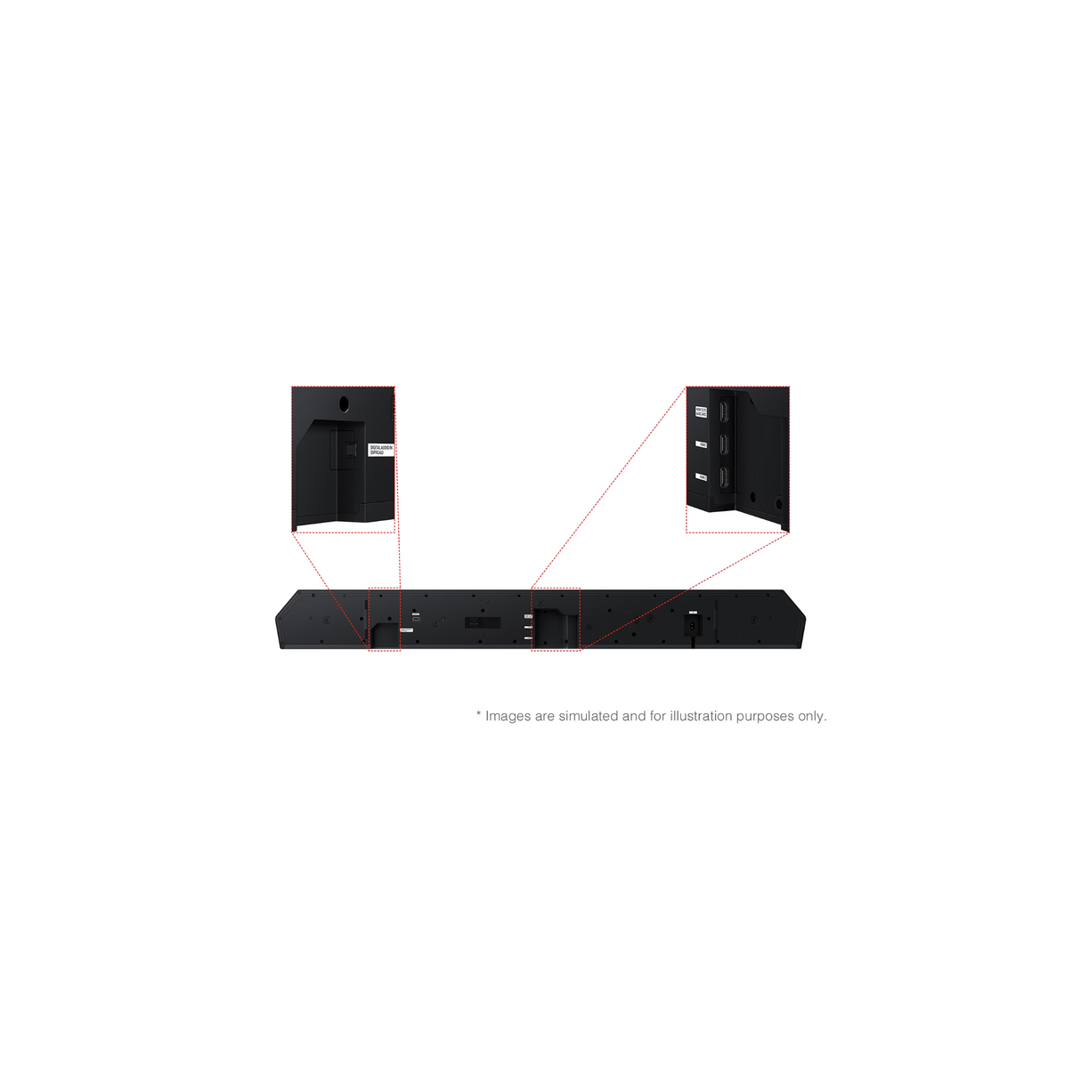Samsung HW-Q990F - 11.1.4 Channel 756W Q Symphony Soundbar with Wireless Dolby Atmos & Alexa built-in