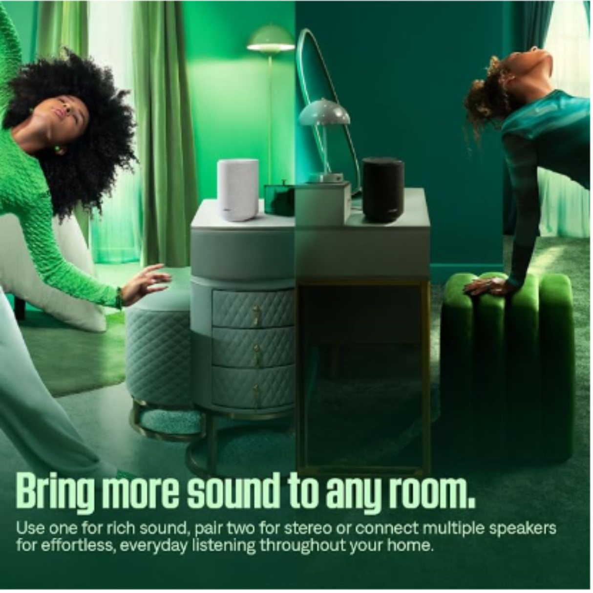 Bose Lifestyle Ultra Speaker - Wireless Home Speaker, TrueSpatial Audio, CleanBass, AirPlay & Google Cast (White) (Pair)