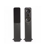Marantz PM6007 Stereo Amplifier (Silver) + Q Acoustics 3050i Floor Standing Speaker (Black) (Pair) (Stereo Bundle Package)