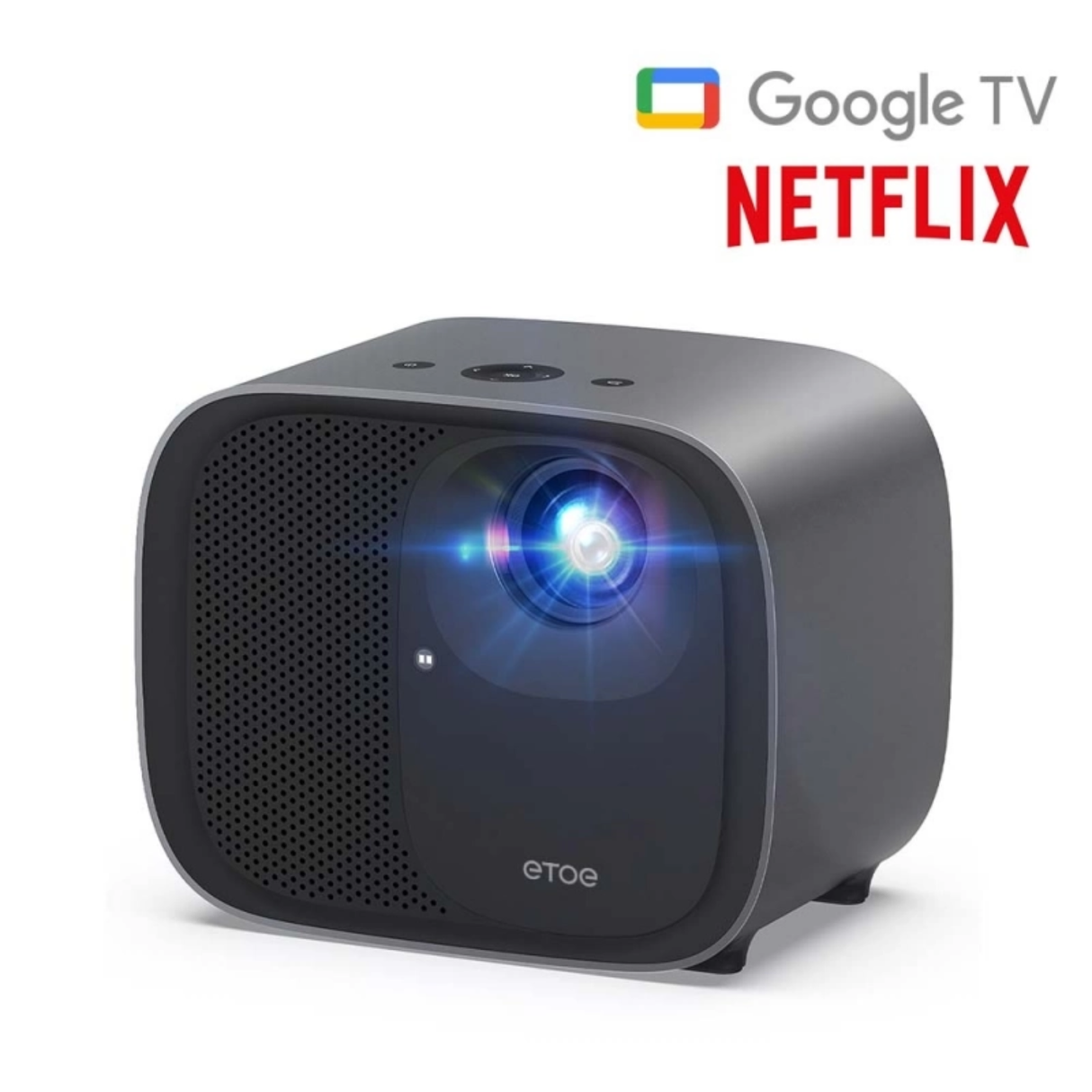 ETOE E3 Pro - 600 Lumens 1080P Full HD DLP Google TV Smart Portable Projector