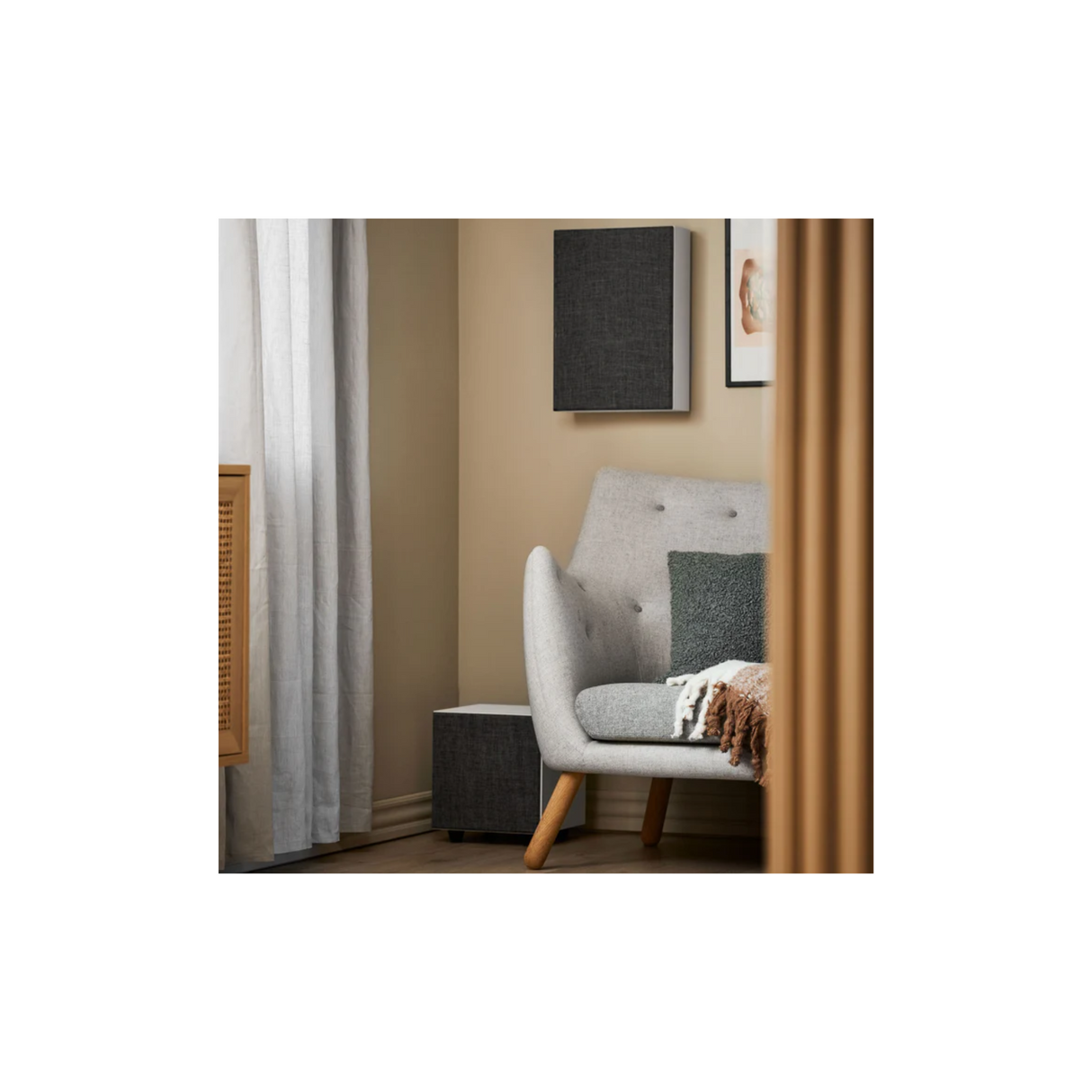 Argon Audio Forus 5 Wall - On-Wall Speaker (Pair) (Black)