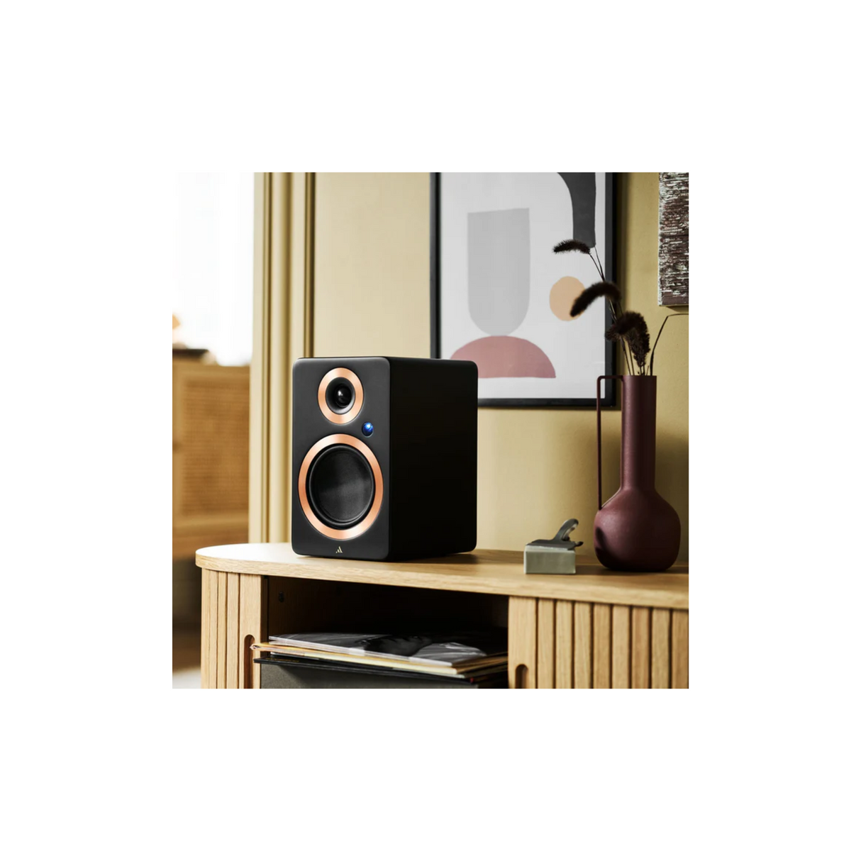 Argon Audio Forte A4 Wifi - Wifi Enabled Powered Bookshelf Speaker with HDMI ARC (Pair) (Black)