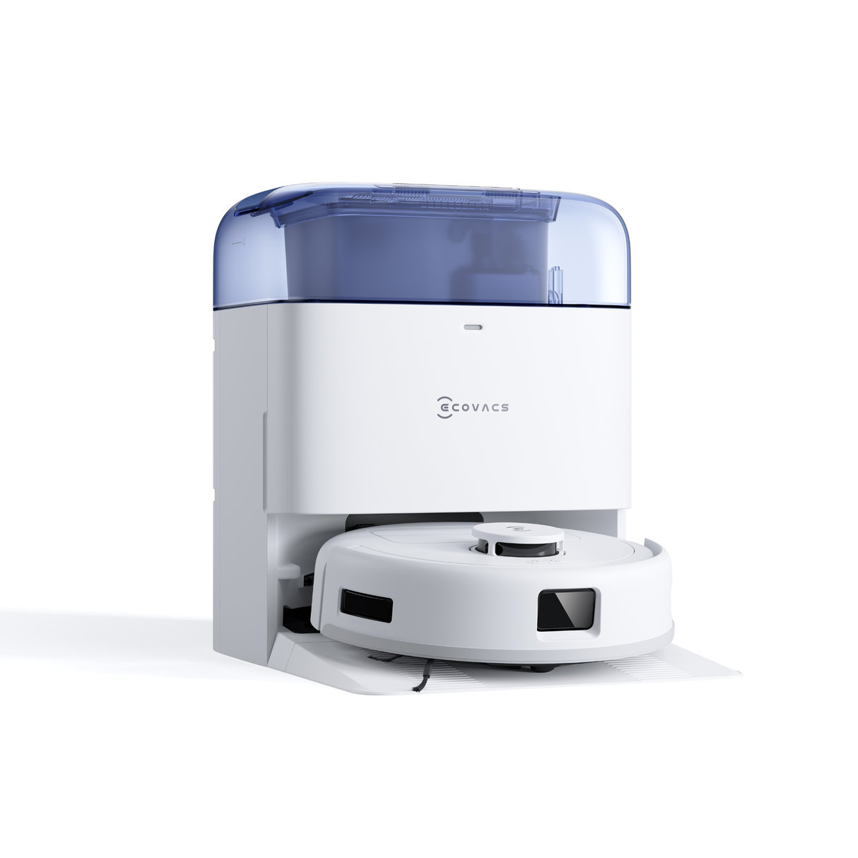 Ecovacs DEEBOT Mini Omni - 2 in 1 Robot Vacuum Cleaner (9000 Pa, Self-Emptying Omni Station, ZeroTangle 2.0, TrueMapping 2.0, 45℃ Hot Air Drying, Deep Mopping, One-Touch Self-Cleaning)