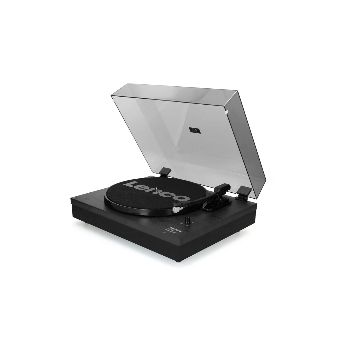 Lenco LS-300BK - Record Player with Bluetooth and two Bookshelf speakers (Black)