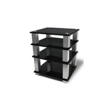 Norstone Square Hifi AV Rack (Black) (690MM)