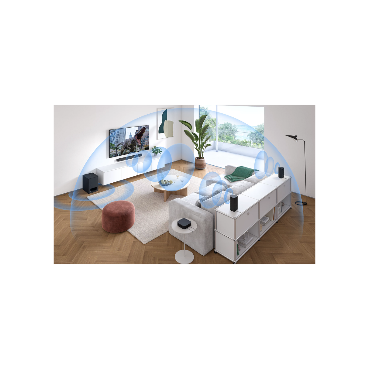 Sony Bravia Theatre System 6 (HT-S60) Dolby Atmos/DTS:X Soundbar 5.1 Channel Home Theatre with Powerful subwoofer & Wireless Rear Speakers