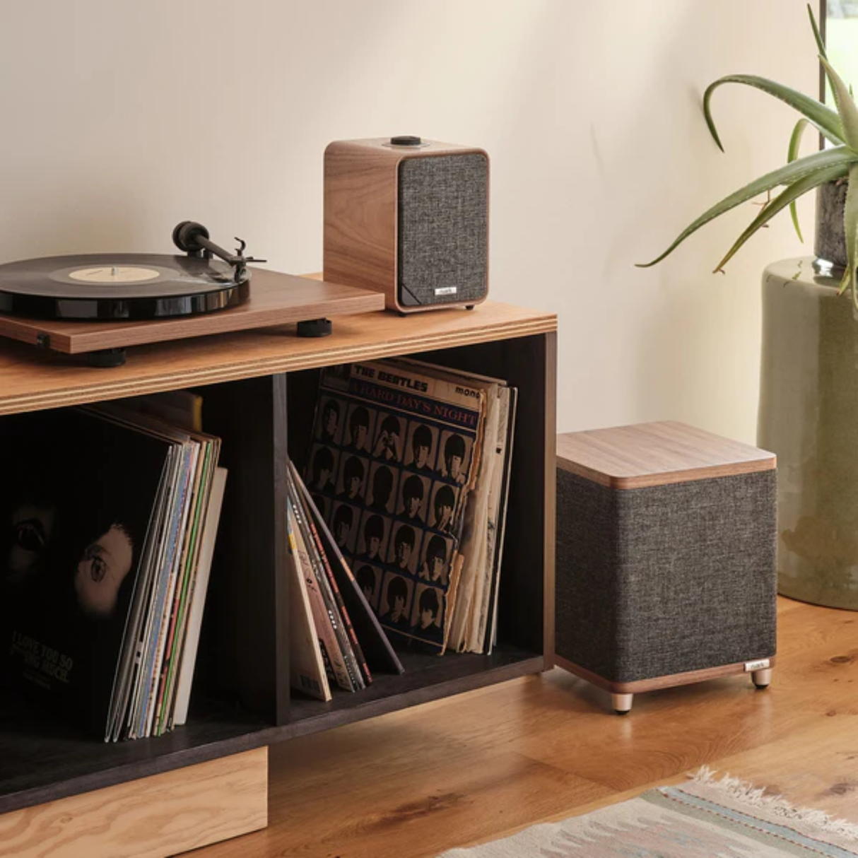 Ruark RS1 7 Inches Powered Subwoofer (Rich Walnut Veneer)