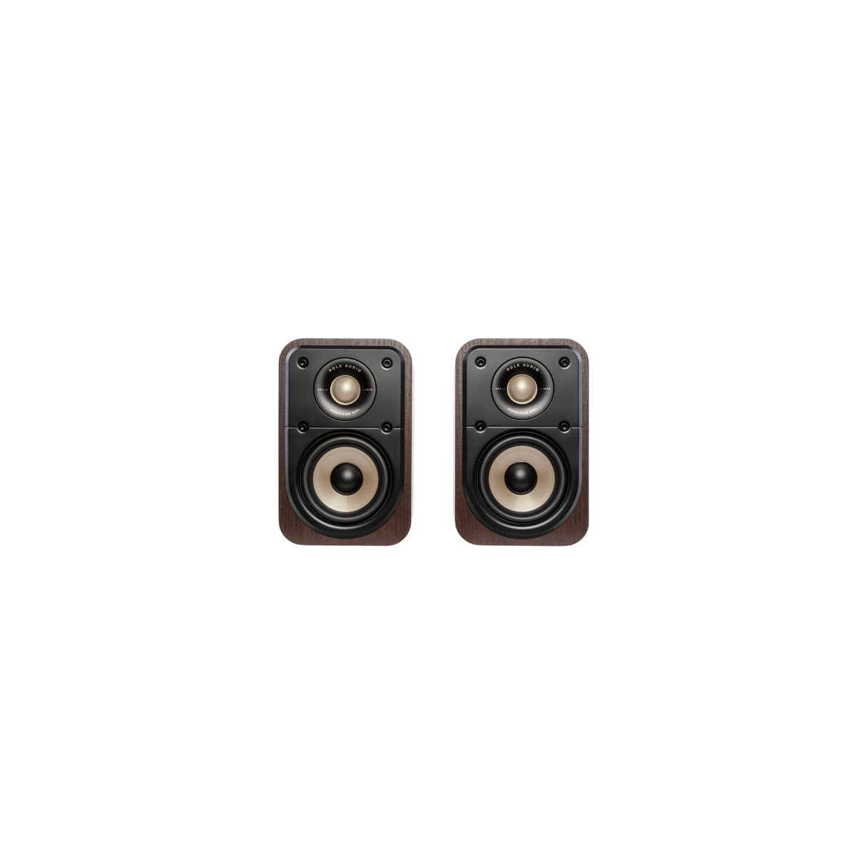 Polk Audio Signature Elite ES10 - Compact Bookshelf Speakers (Pair) (Brown)