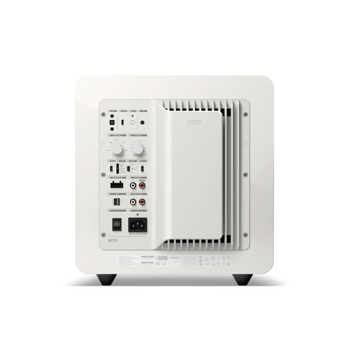 KEF KC92 - 9 Inches Powered Subwoofer (White Gloss)