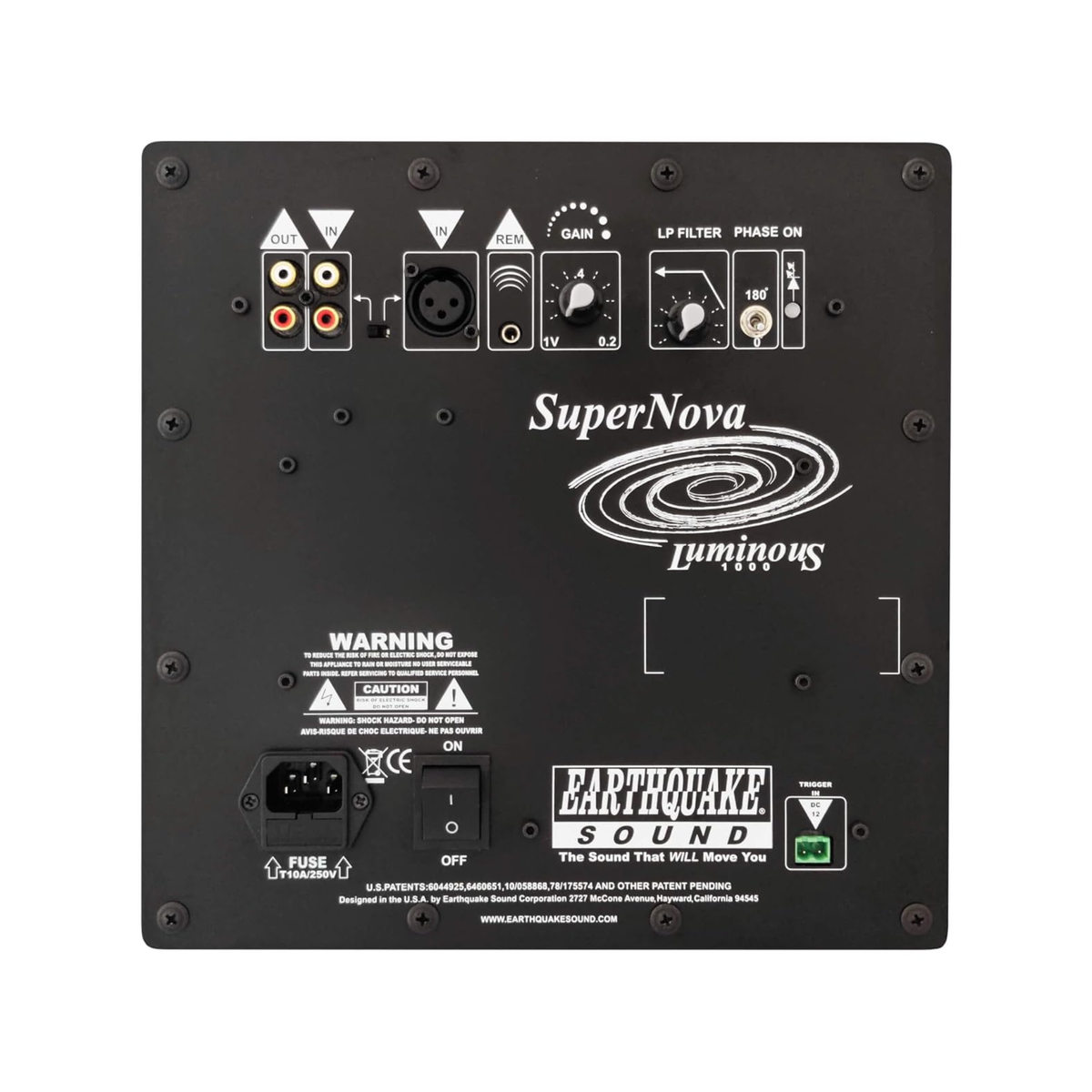 Earthquake LU-15 - 15 Inches Powered Subwoofer with Passive (1200 Watts)