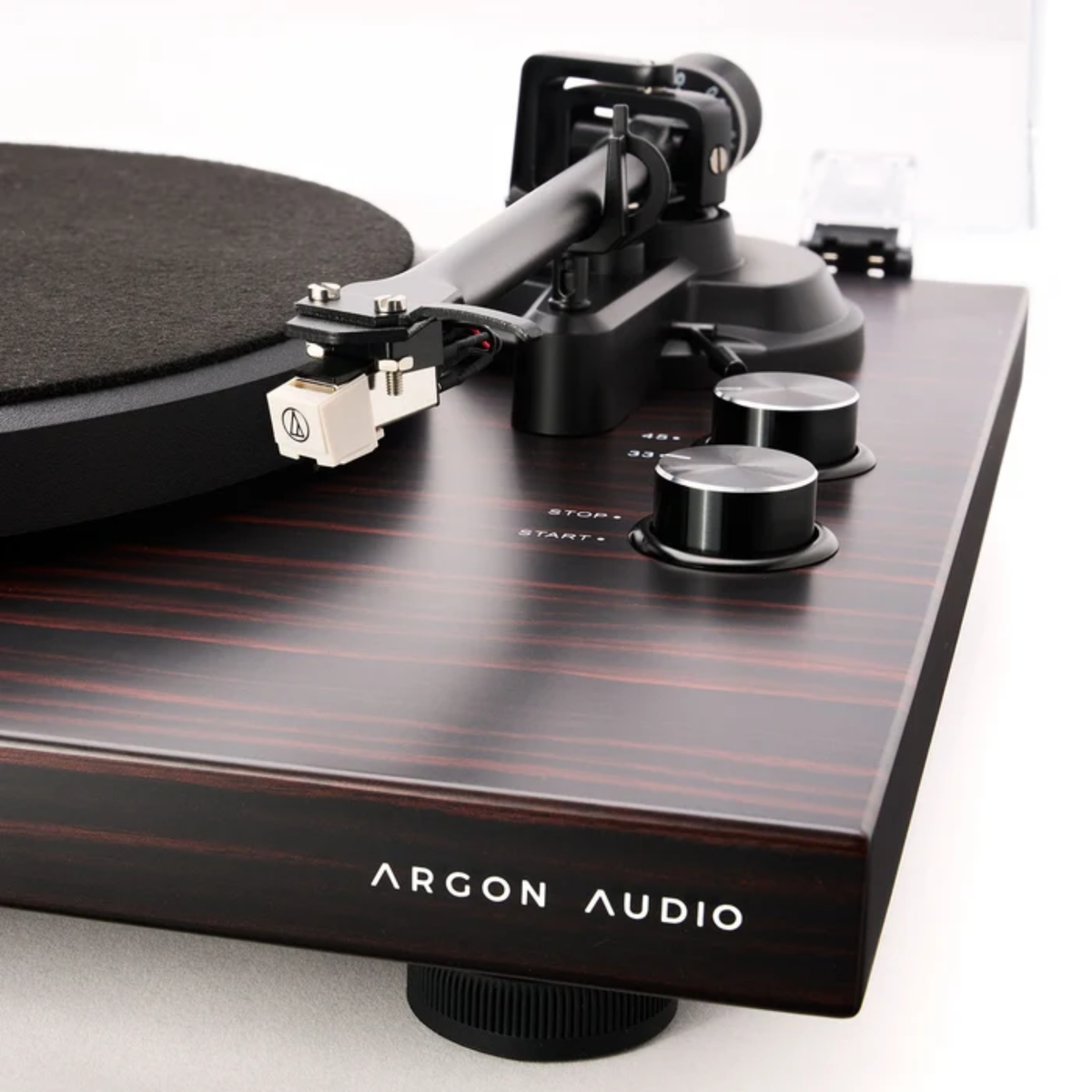 Argon Audio TT MK2 - Manual Belt Drive Turntable (Walnut, Veneer)