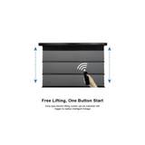 Vividstorm PRO Slimline Tab Tension Ultra short Throw Ambient Light Rejecting Drop Down Motorised Projection Screen 120 Inches
