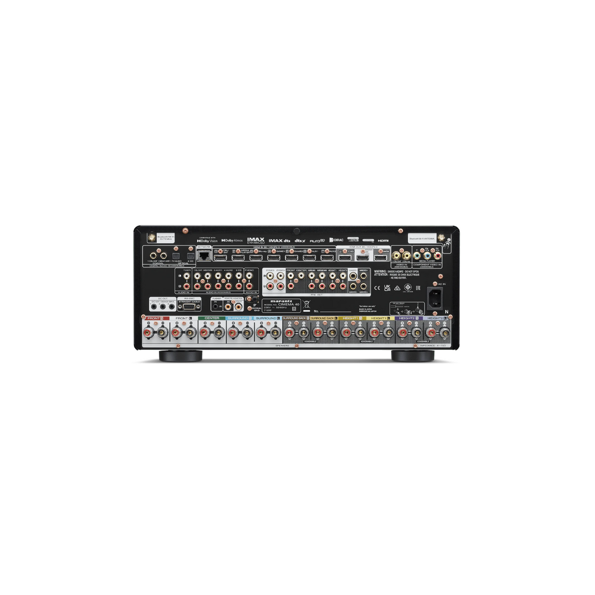 Marantz Cinema 40 - 9.4 Channel 8K Dolby Atmos Network AV Receiver
