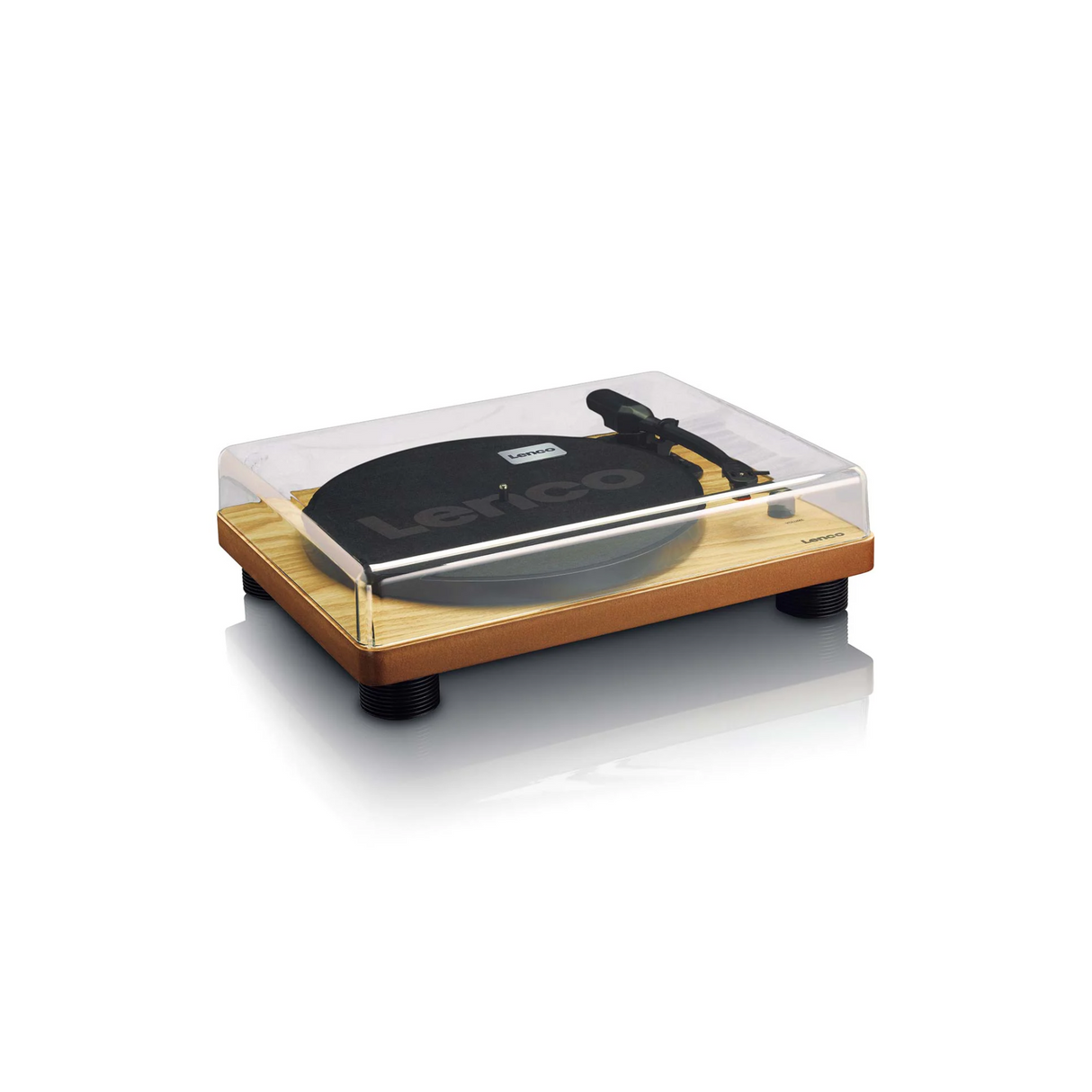 Lenco LS-50WD - Record Player with built-in speakers & USB (Wood)