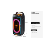 Samsung Sound Tower MX-ST40F - Portable Party Speaker with Built-in Battery (160W)