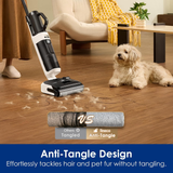 Tineco Floor One Switch S6 Power Kit - Cordless Wet & Dry Vacuum Cleaner, 5-in-1 Smart Multi-Function Mop, 180° Lay-Flat Design, FlashDry Self-Cleaning, Anti-Tangle Roller, Dual-Edge