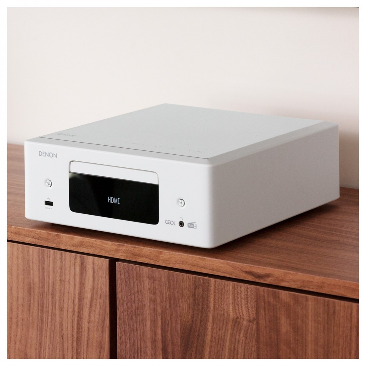 Denon Ceol RCD-N12 HiFi System with CD, Wifi, Bluetooth and FM/AM Tuner (White)