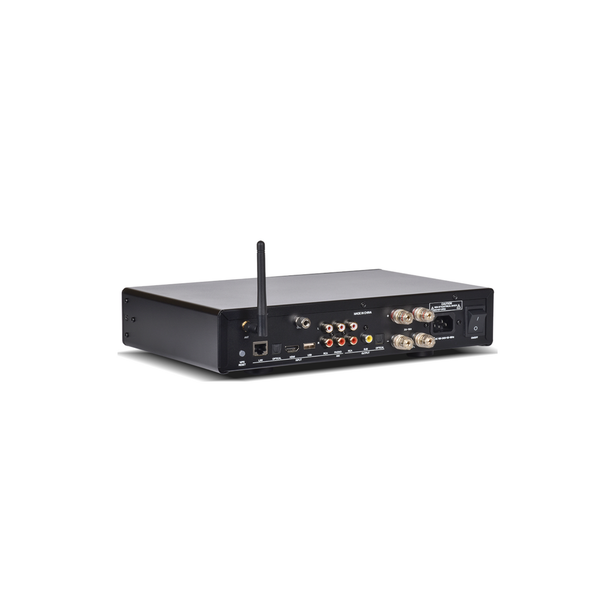 Pure Acoustics Quantum W275 - 2.1 Channel Integrated Stereo Network Amplifier (Supports Bluetooth WIFI, RCA / HDMI ARC/ LAN)