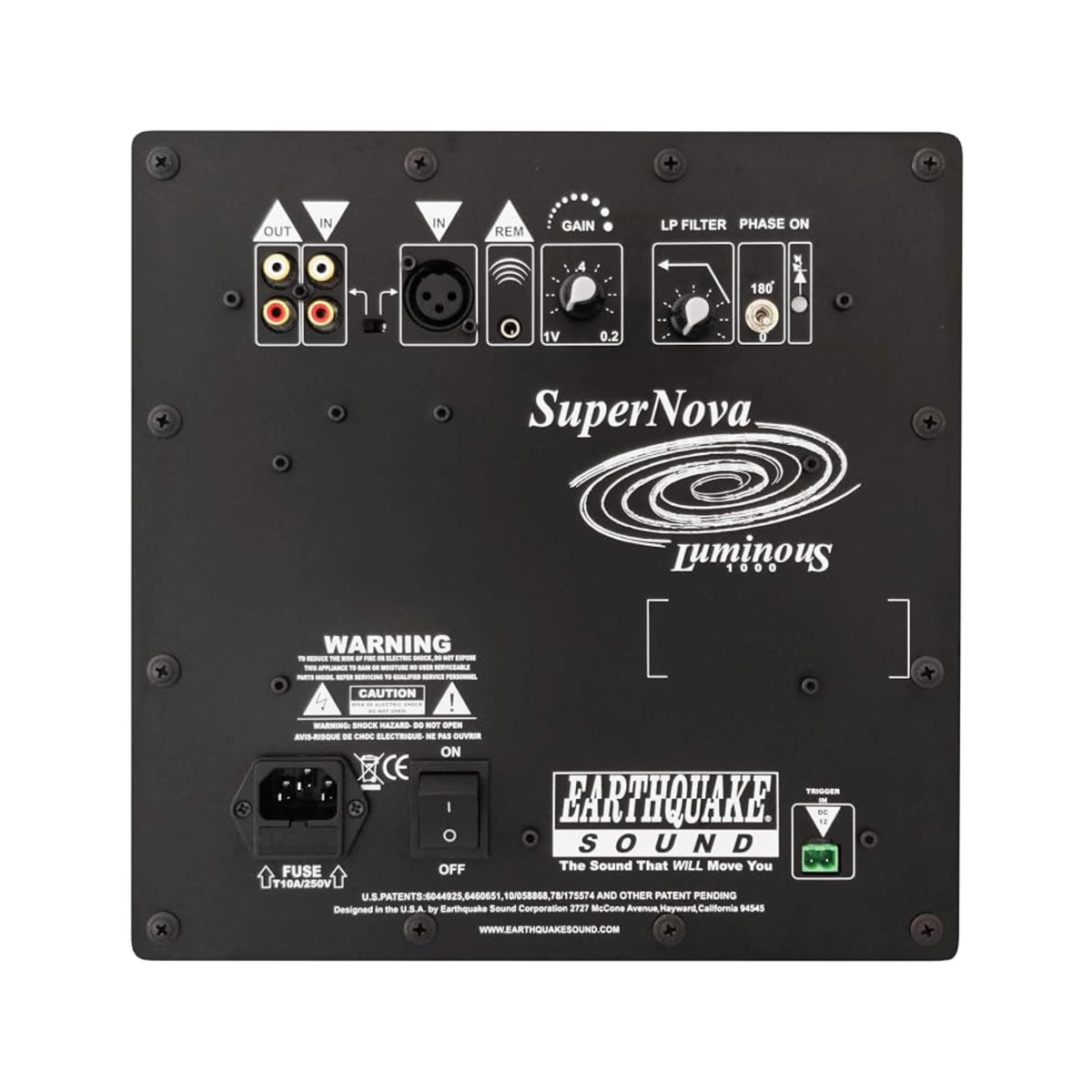 Earthquake LU-12 - 12 Inches Powered Subwoofer with Passive (1200 Watts)