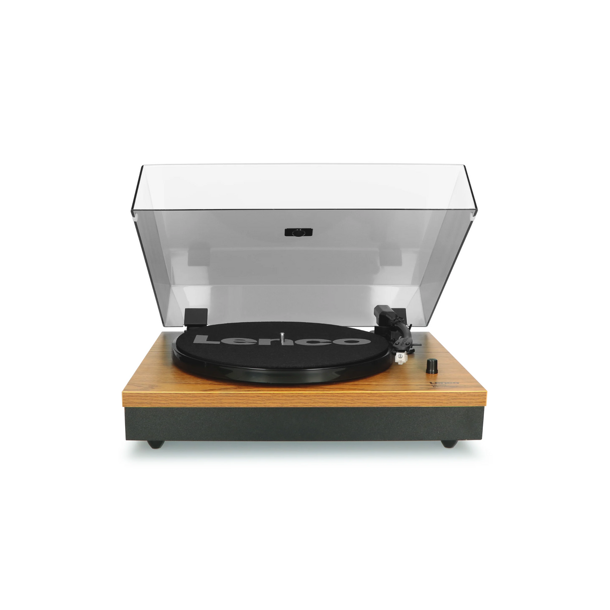 Lenco LS-300WD - Record Player with Bluetooth and two Bookshelf speakers (Wood)