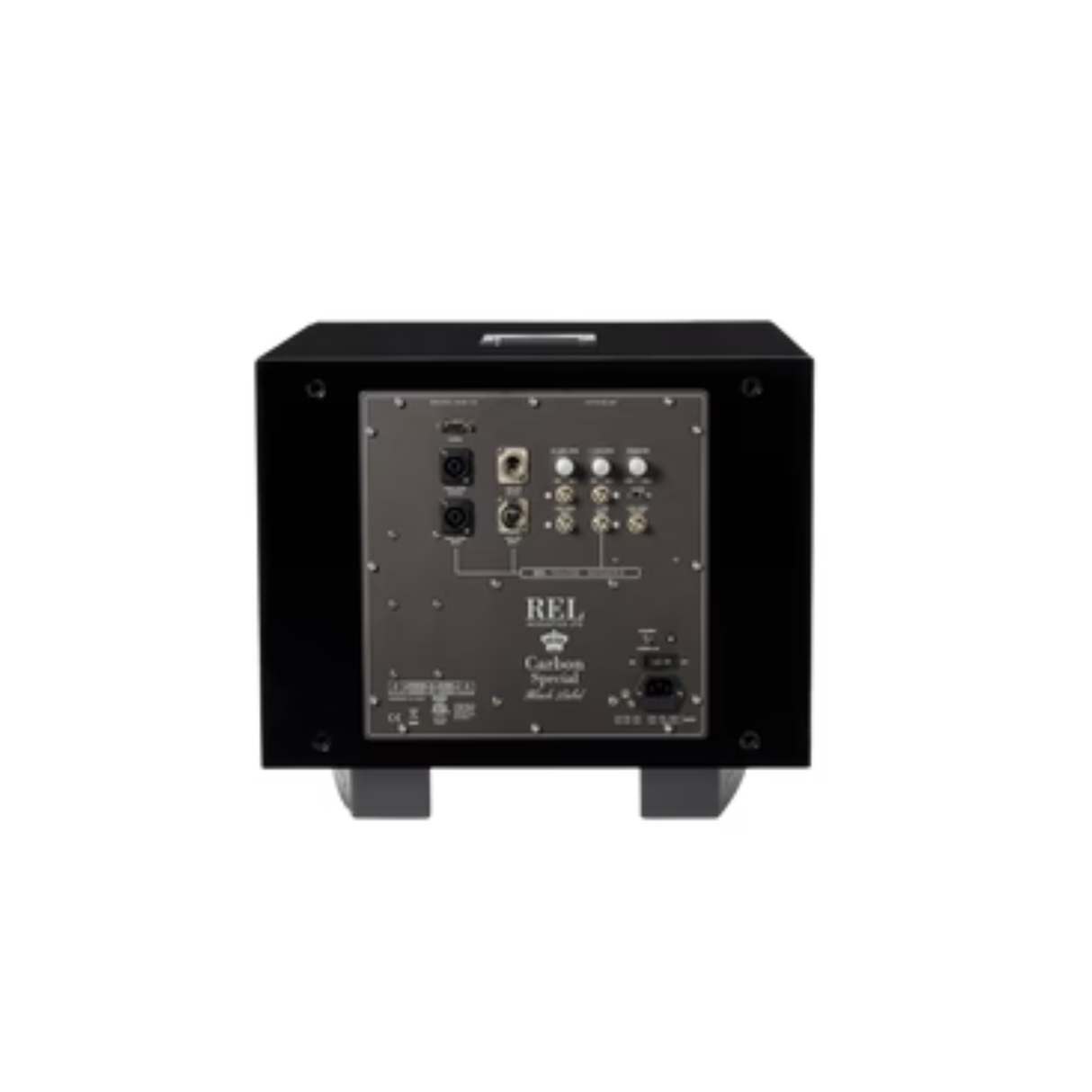 REL Carbon Special Black Label - 12 Inches Active Subwoofer with 12'' Carbon Passive Radiator