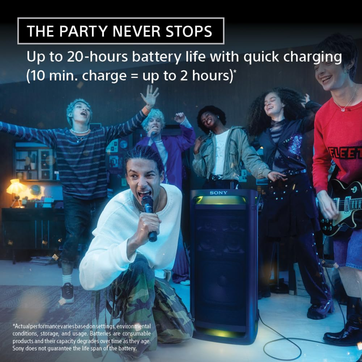 Sony ULTMIC1 Wireless Microphone for Karaoke with 20 Hour Battery (Includes Two Wireless Mics and Receiver) (UOULTMIC1)