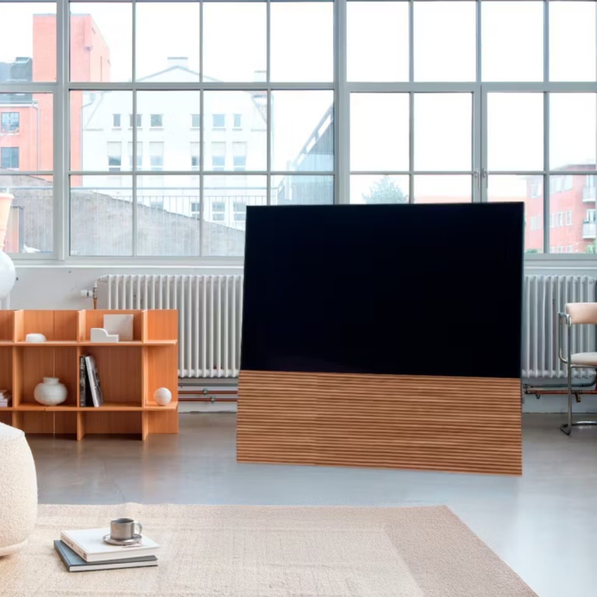 Canvas 77'' Soundbar (Wood Finish, Light Oak)