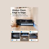 Ecovas Deebot X12 Omnicyclone Robot Vacuum & Mop, 22000 Pa Blast Suction, FocusJet + OZMO Roller Self-Washing Mop, TruEdge Cleaning, PowerBoost Charging, AIVI 3D AI Navigation