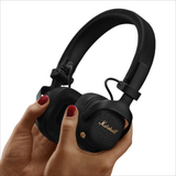 Marshall Milton A.N.C. Wireless On-Ear Headphones with Adaptive Active Noise Cancelling | 80 Hours Wireless Playtime | Durable & Foldable Design for Travel (Black)