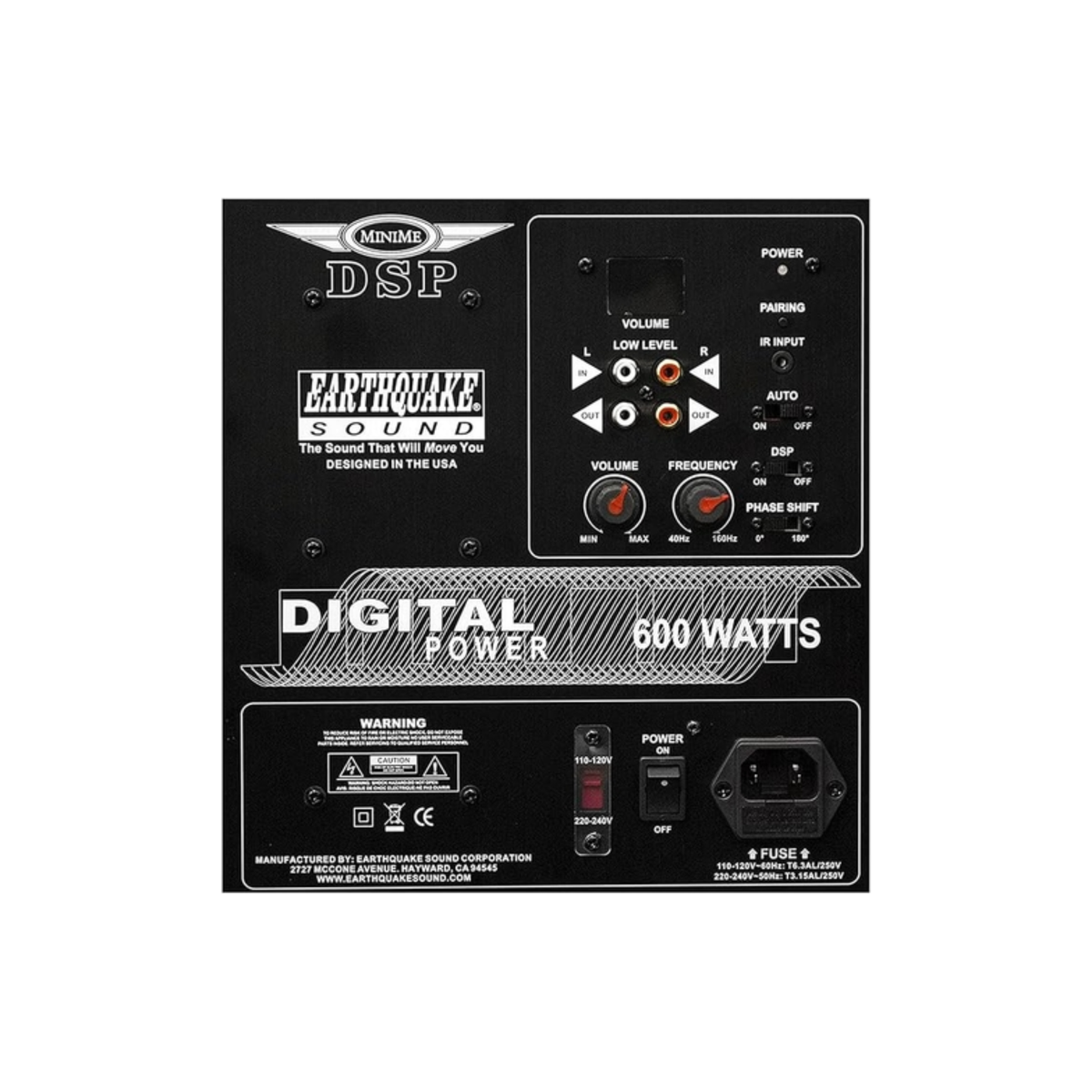 Earthquake MiniMe DSP P10 - 10 Inches Powered Subwoofer with App Control (600 Watts)