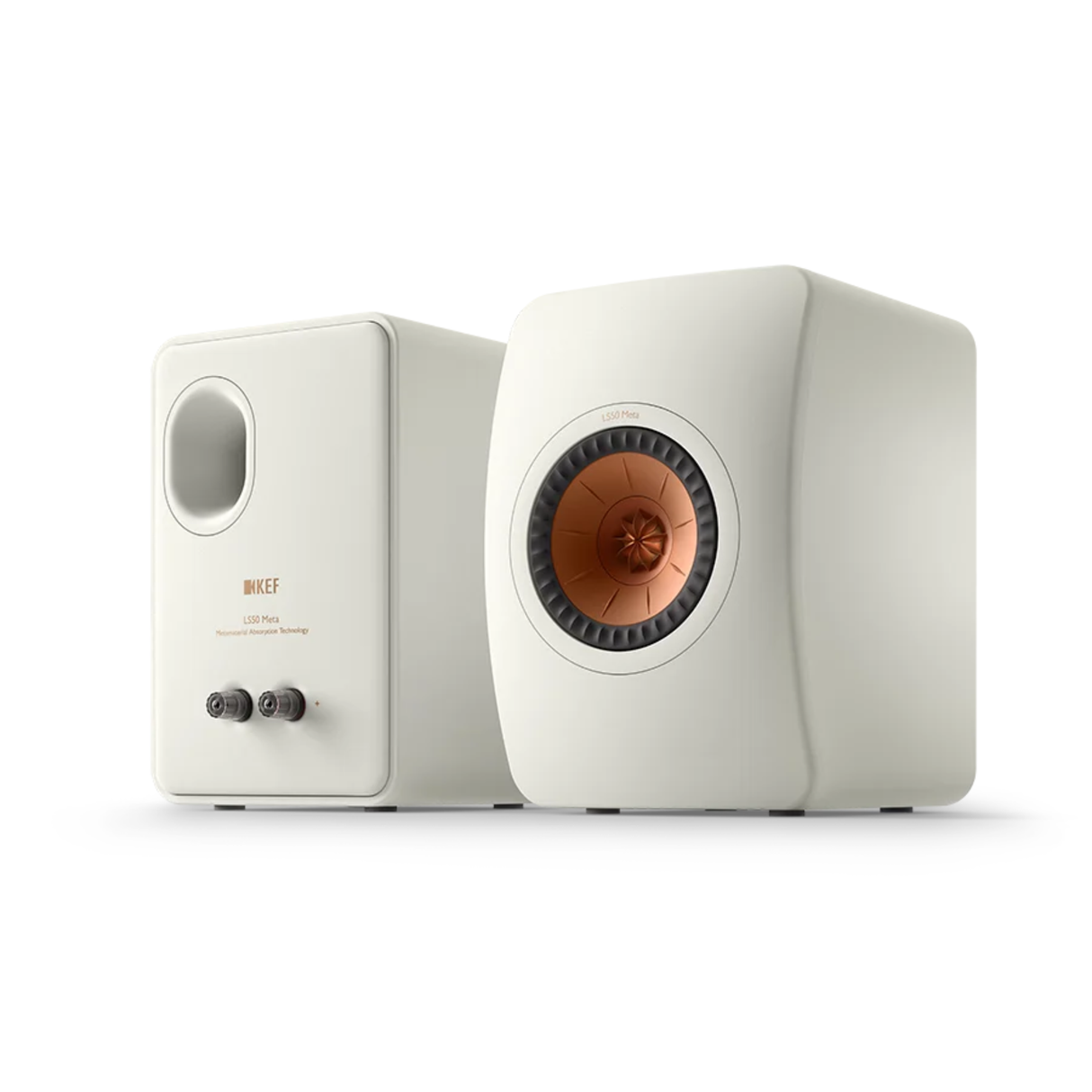 Kef LS50 META Bookshelf Speaker (Pair) (Mineral White)