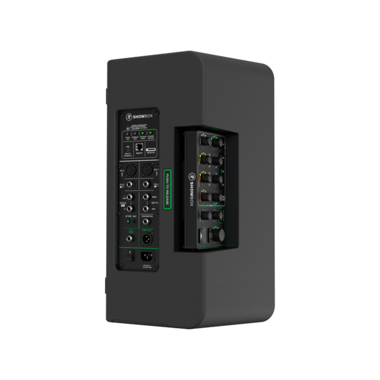 Mackie ShowBox - All-in-One Battery-Powered 8 Inches Speaker with Mixer Control (400 Watts)