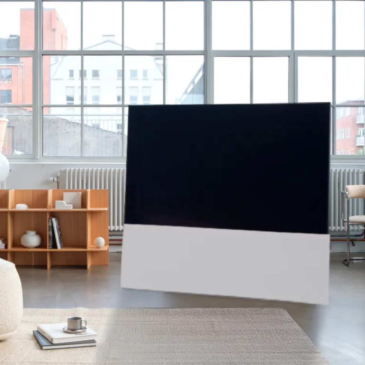Canvas 83'' Soundbar (Fabric Finish, Light Grey)