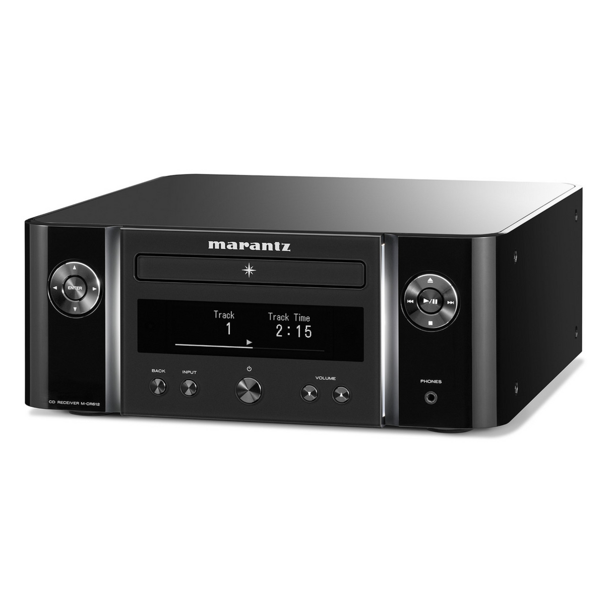 Marantz MCR-612 Network CD receiver + Dali Oberon 1 Bookshelf Speaker (Pair) (Bundle Package)