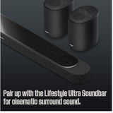 Bose Lifestyle Ultra Speaker - Wireless Home Speaker, TrueSpatial Audio, CleanBass, AirPlay & Google Cast (Black) (Pair)