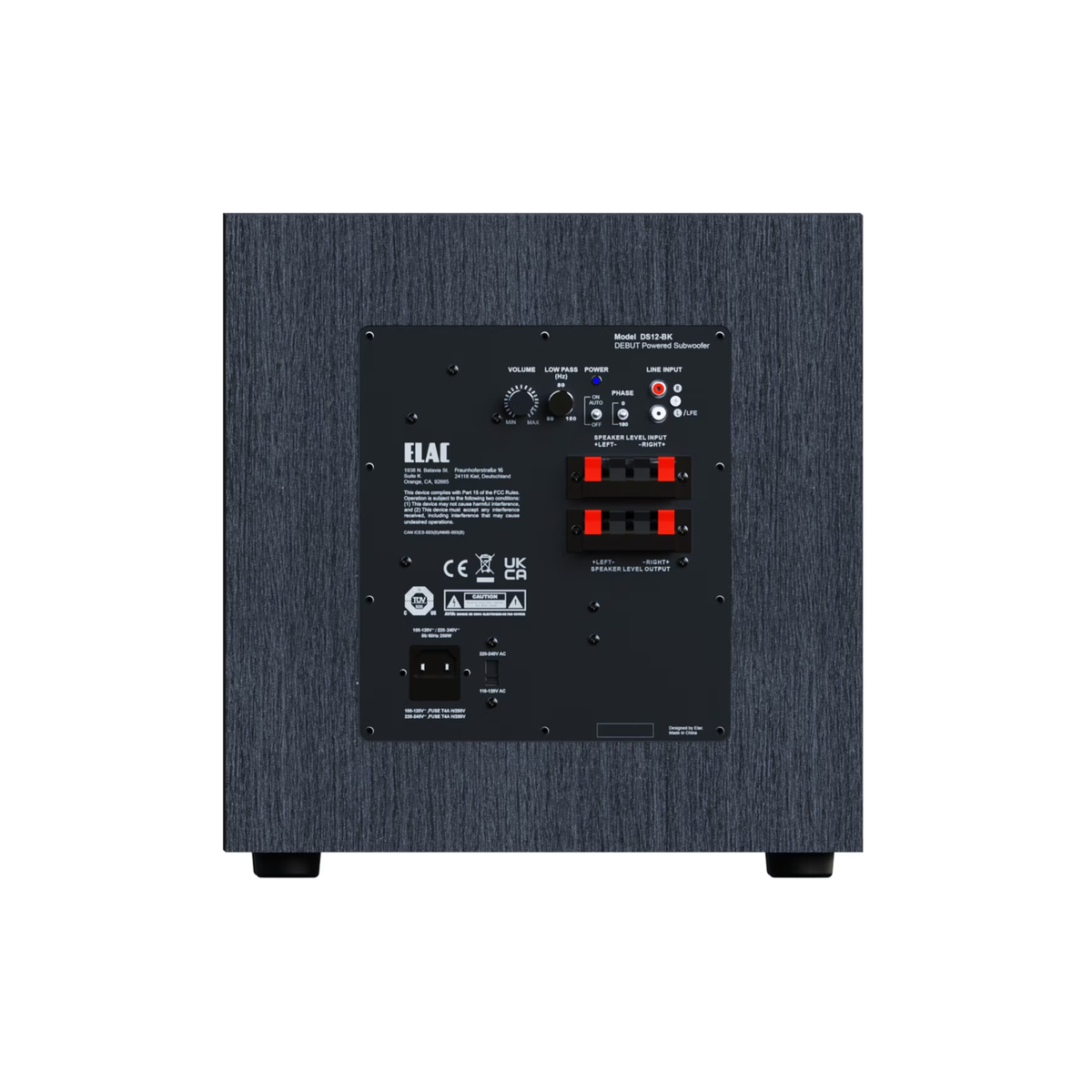 Elac Debut 3.0 DS123 - 12 Inches 200W Powered Subwoofer