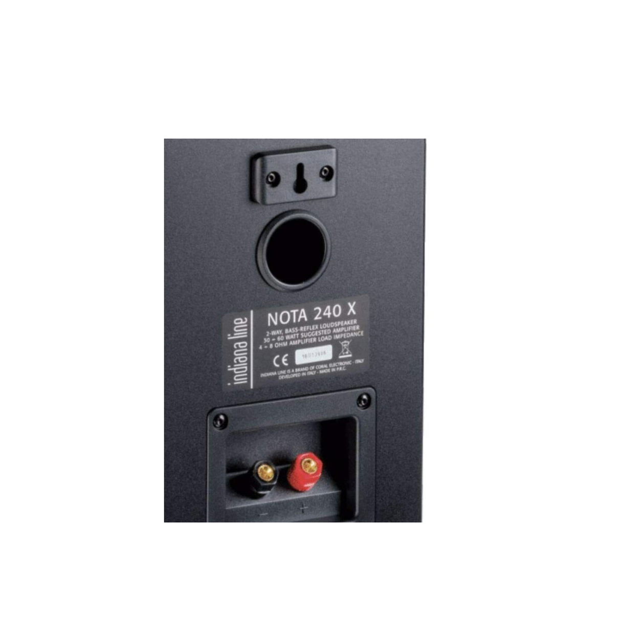 Indiana Line Nota 240 X - Bookshelf Speaker (Pair) (Black Oak)