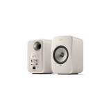 KEF LSX II LT Wireless Streaming Powered/Active Bookshelf Speaker (Pair) (Stone White)