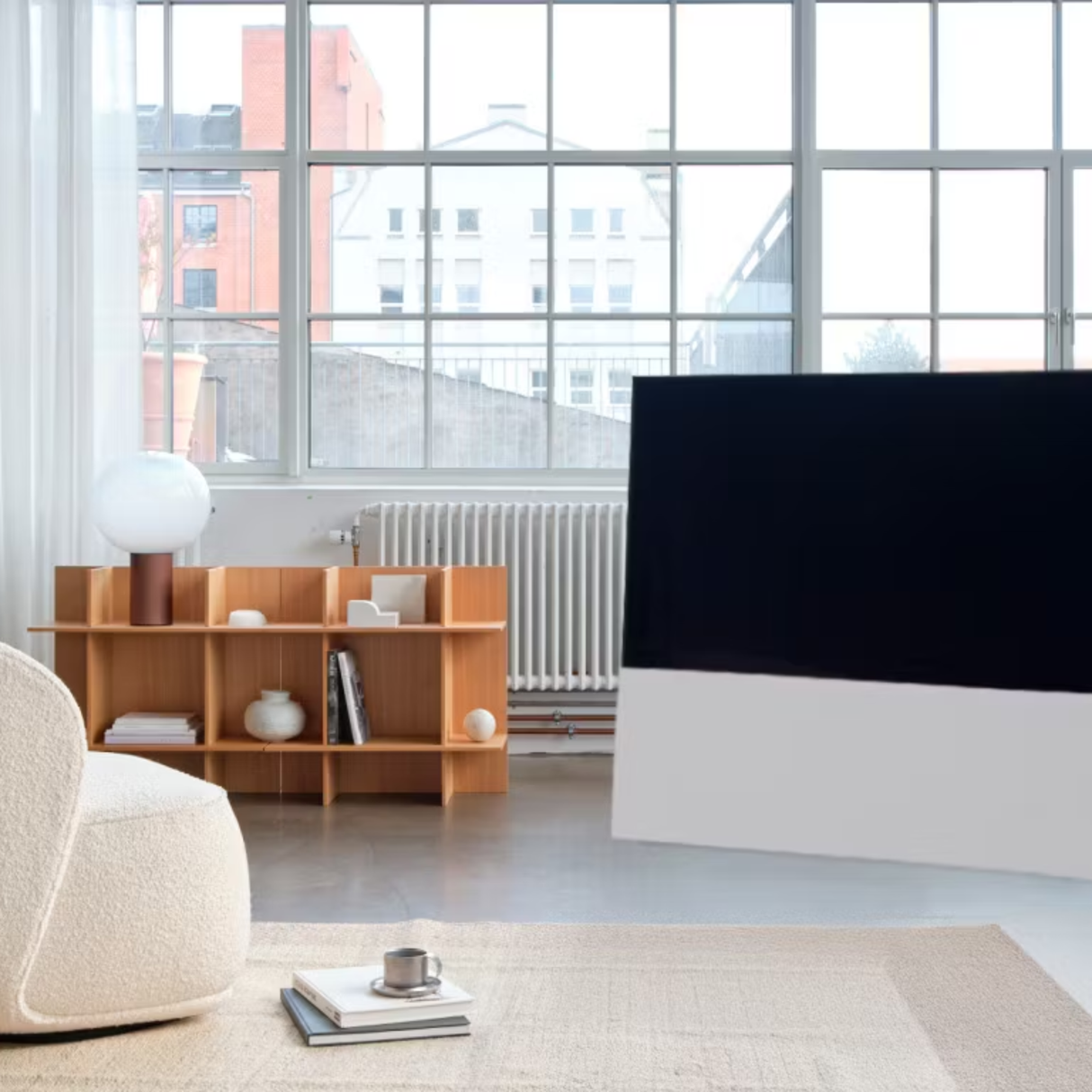 Canvas 77'' Soundbar (Fabric Finish, Light Grey)