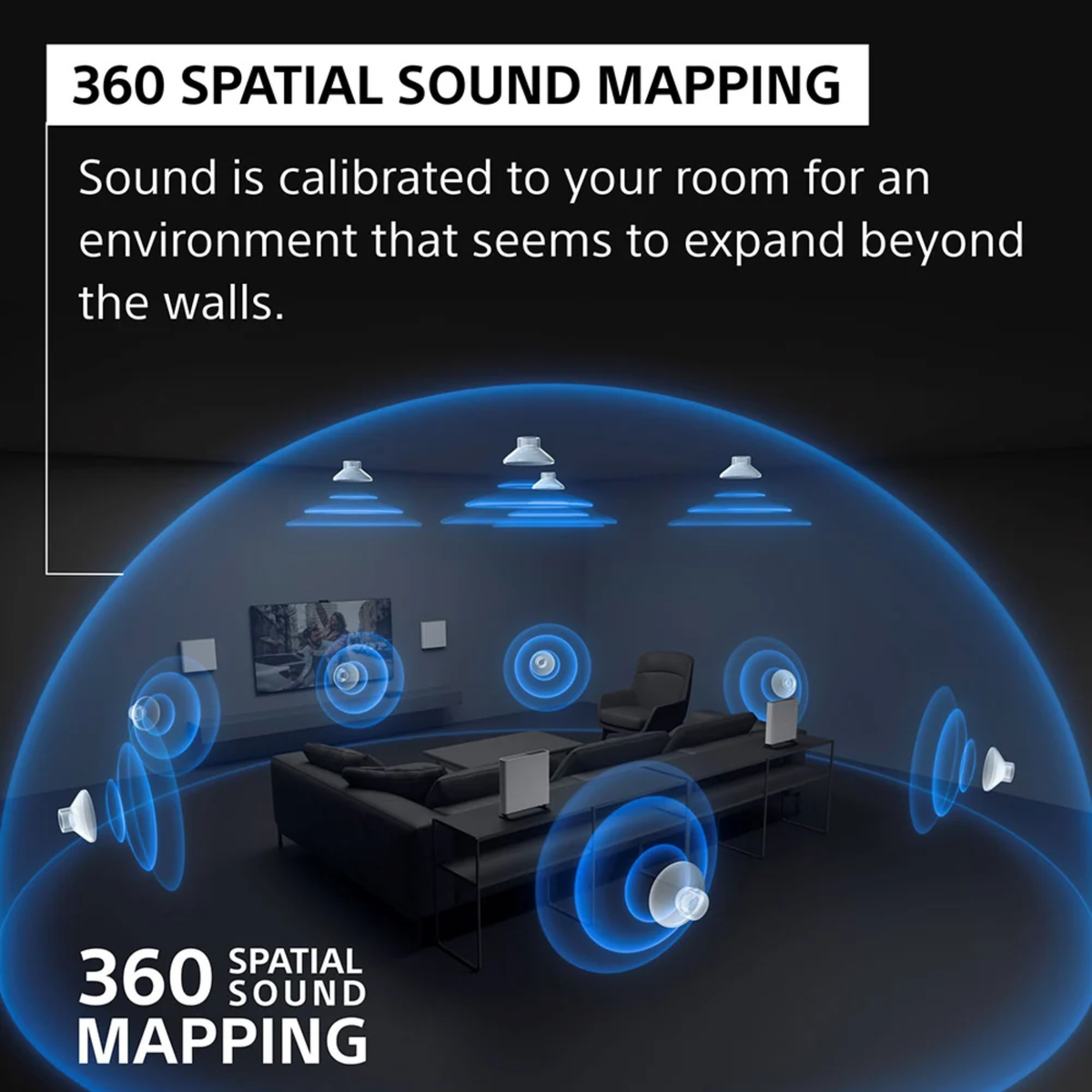 Sony Bravia Theatre Quad (HT-A9M2+ SA-SW3) - Premium Wireless Dolby Atmos Home Theatre System With Wireless Subwoofer SW3 (IMAX,Dolby Atmos/DTSx,360RA,Voice Zoom3,Alexa & Google,8K/4K HDR)