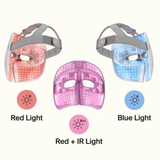 Therabody TheraFace Mask Glo - LED Light Therapy Skincare Face Mask with Vibrating Massage - Blue & Red Light Therapy and Facial Massager for Wrinkles, Skin Tightening & Dark Spots