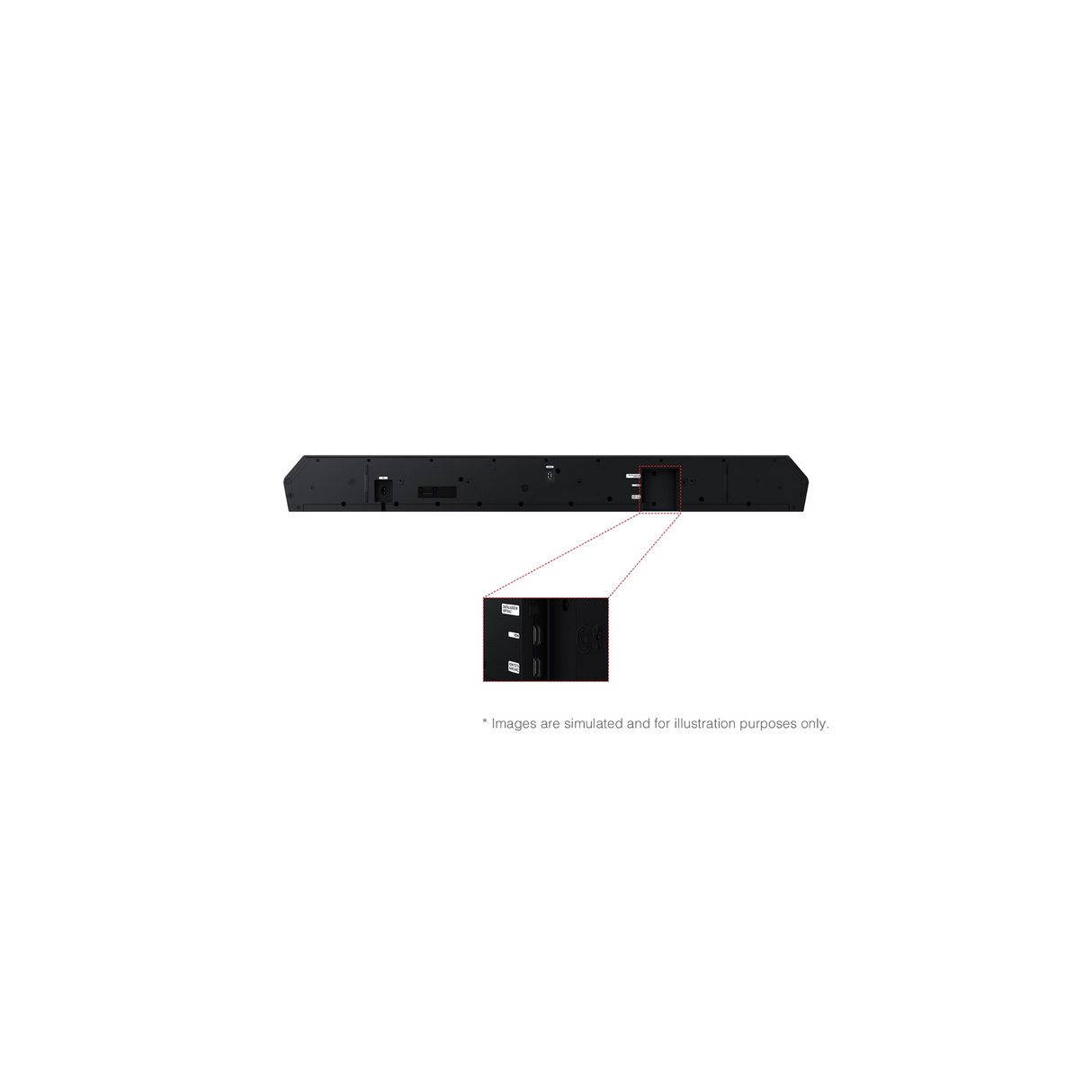Samsung HW-Q800F Soundbar - 5.1.2 Channel Dolby Atmos Soundbar with wireless Subwoofer 400W