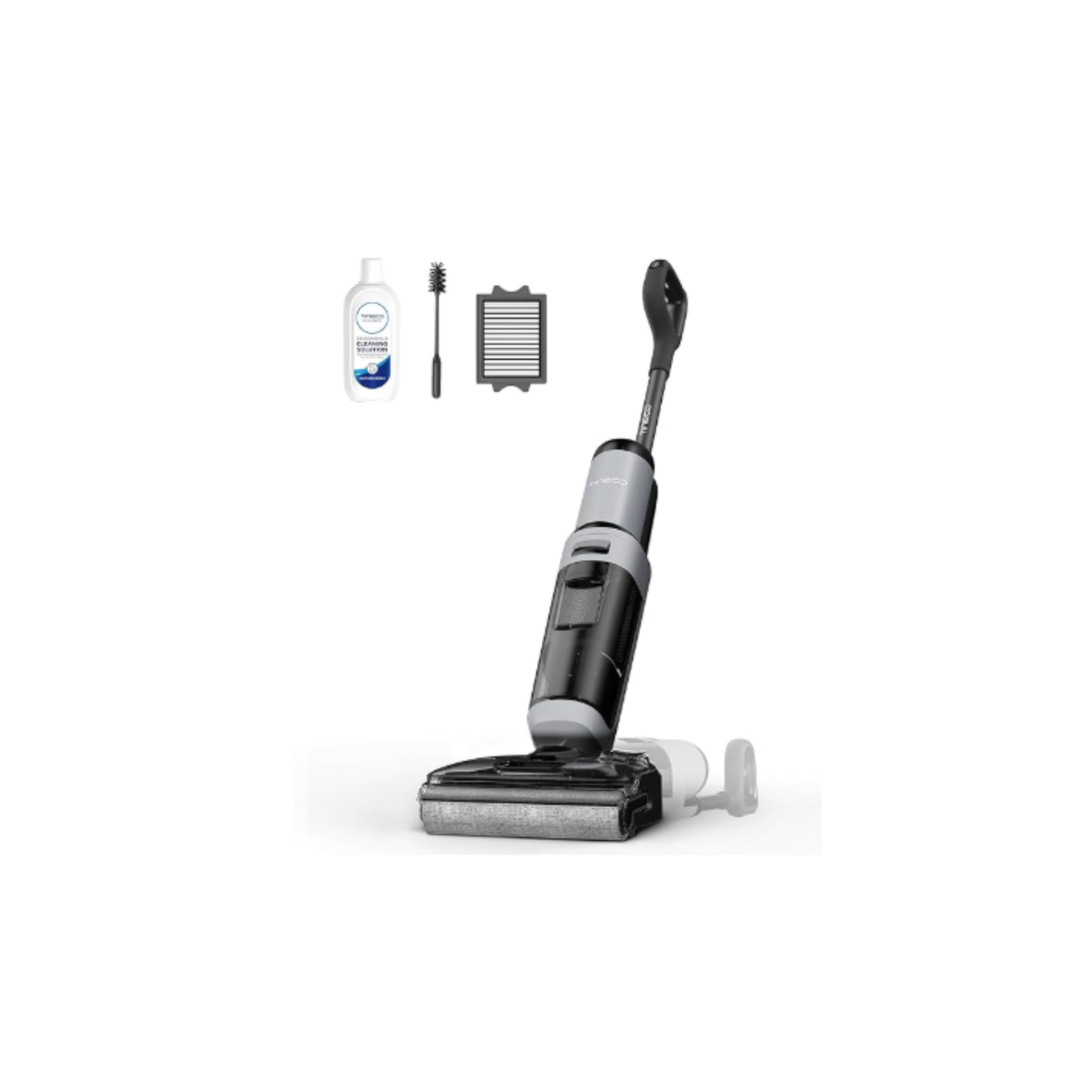 Tineco Floor ONE i5 Stretch Plus 2 - Smart Cordless Wet & Dry Vacuum Cleaner & Mop for Hard Floors, 180° Flat Design, Clean Tough Stains & Pet Hair, Patented iLoop, Self-Cleaning Brush