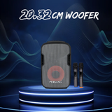 Persang Octane 9 Max-8HD - 8" Bluetooth Party Speaker with Wireless Mic & Built-In Battery