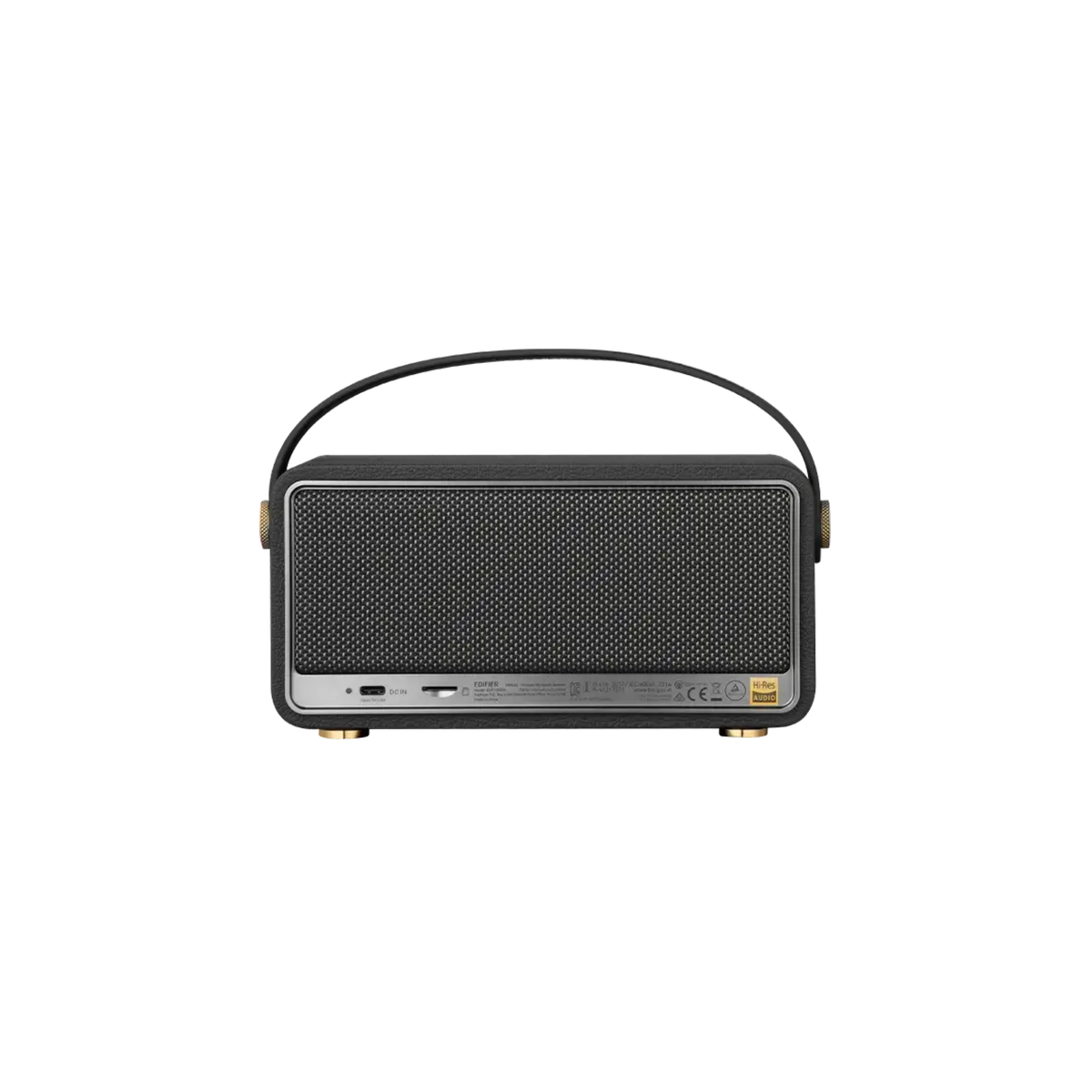 Edifier MP330 Portable Mini Bluetooth Speaker With Built In Battery (Upto 19 Hours) (Retro Black)