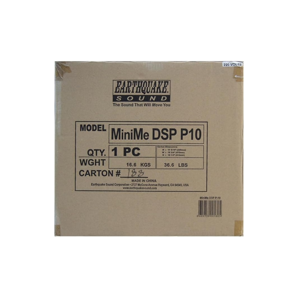 Earthquake MiniMe DSP P10 - 10 Inches Powered Subwoofer with App Control (600 Watts)