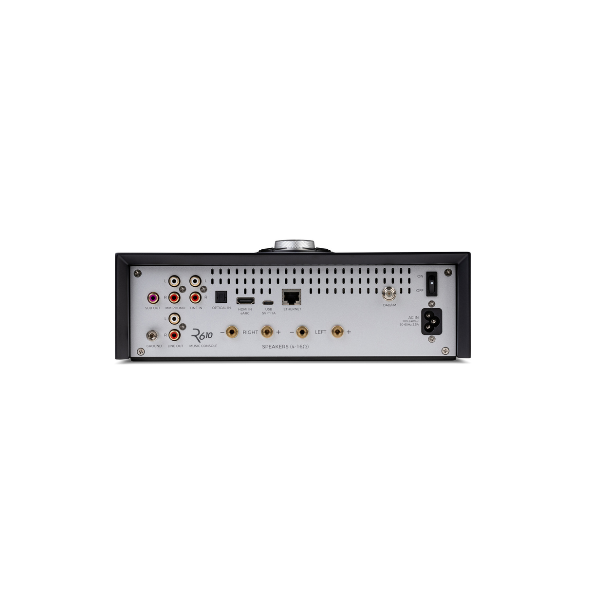 Ruark Audio R610 Streaming Music System & Ruark Audio Sabre-R Bookshelf Speakers (Charcoal) (Bundle)